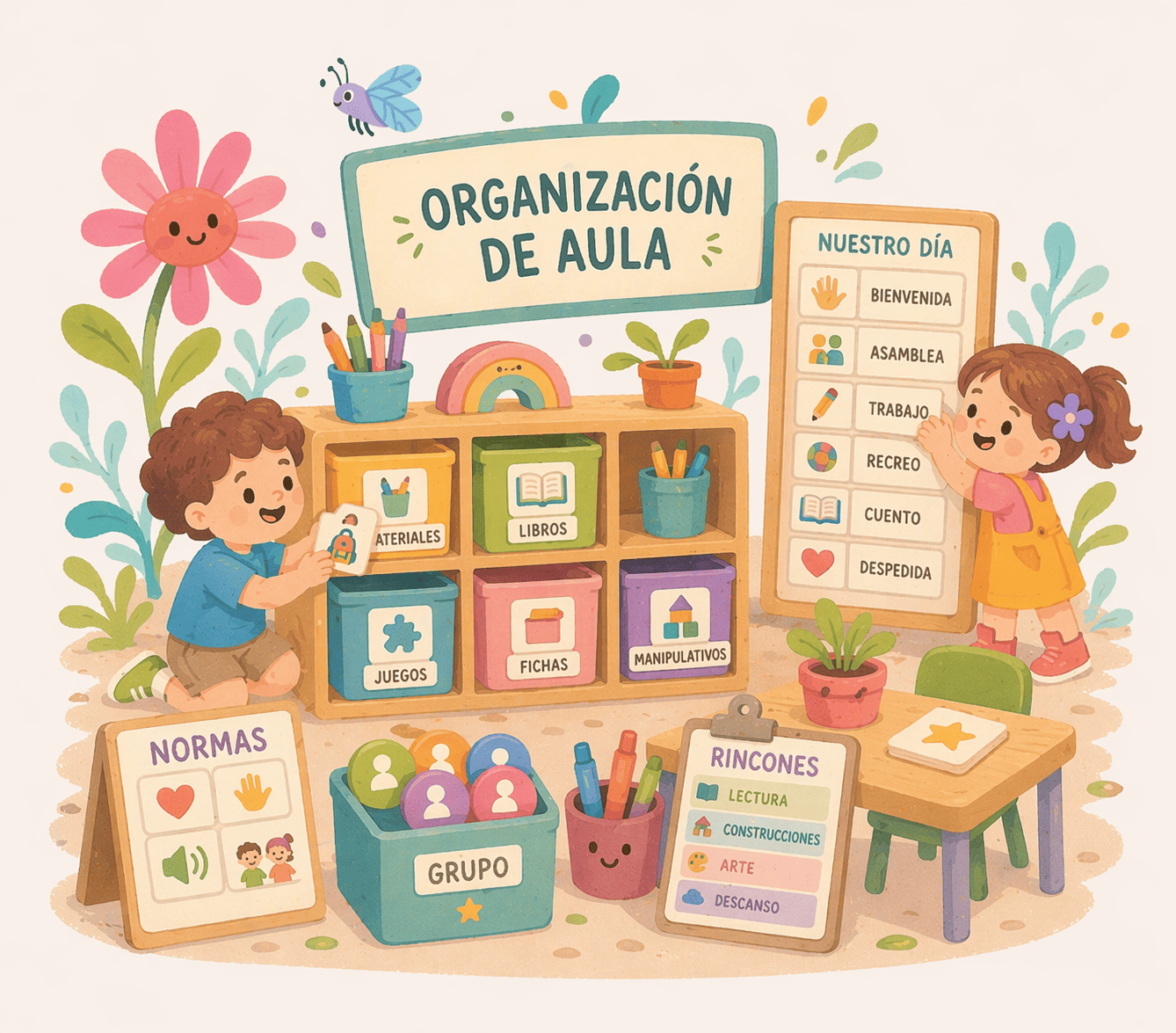 Home Recursos de organización del aula